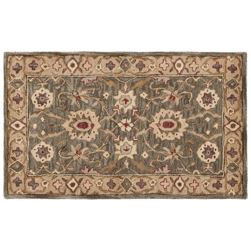 Tingley Hand Tufted Wool Oriental Rug, Rectangle 3' x 5'