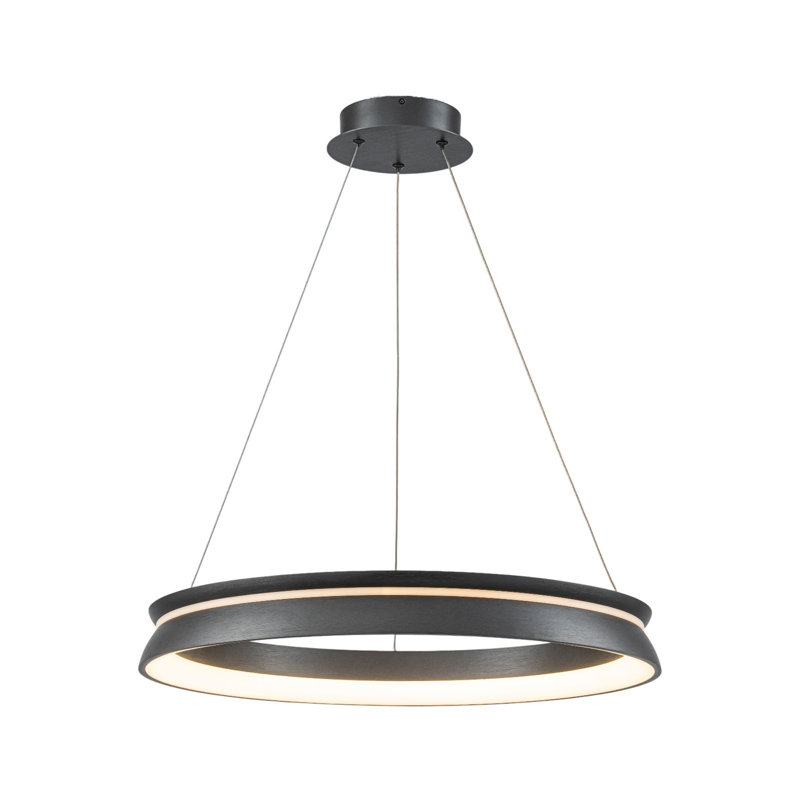 1-Light Dimmable Ring LED Chandelier