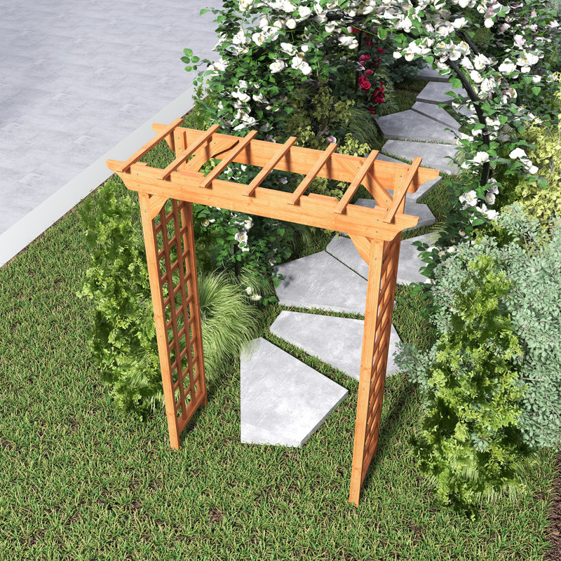 Treillis en bois pour plantes grimpantes
