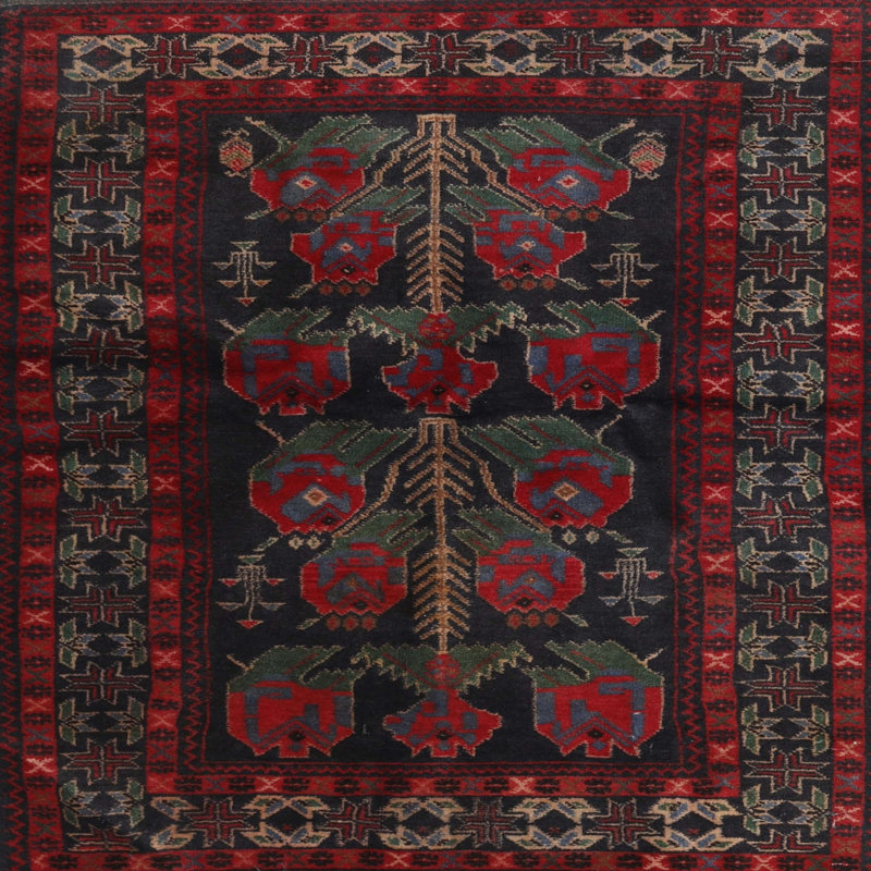 Southwestern Indoor Rug, Round 5'