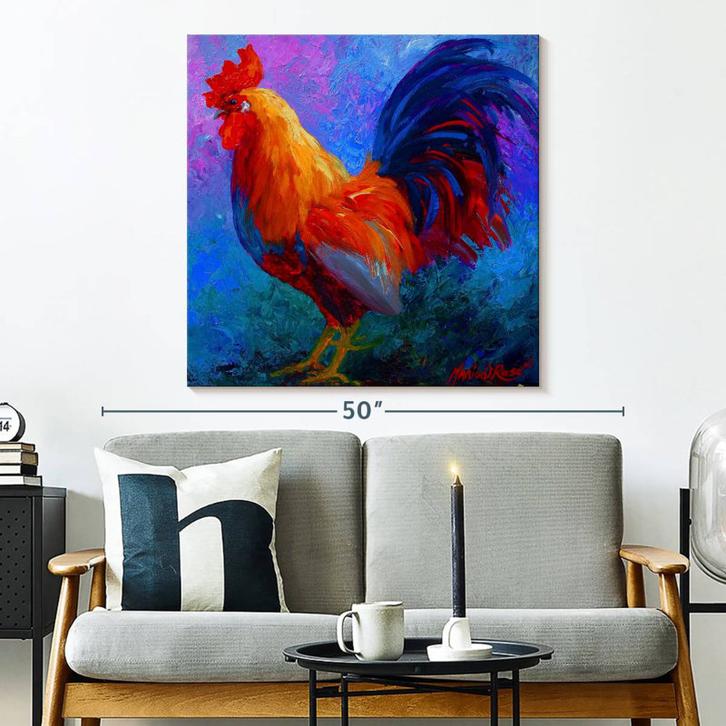 Brampt Rooster Bob, 33" H x 33" W