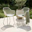 Rimini Patio Dining Set with Folding Metal Table & Armchairs-1866166122