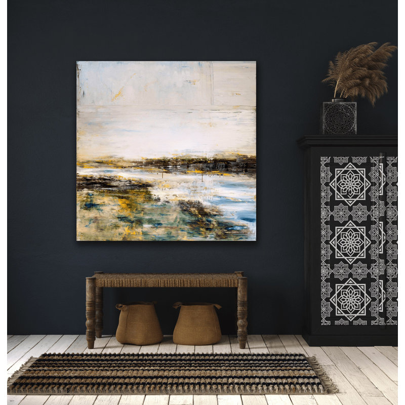 Estuaire - reproduction d'art sur toile, H 20 po x l 20 po x P 3 po, Unframed