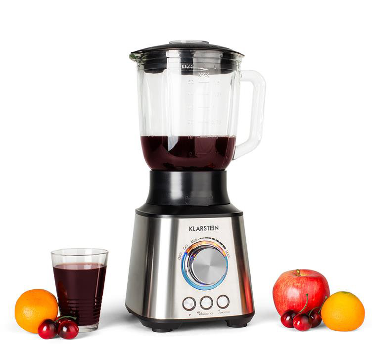 Klarstein Herakles 3 Speed 1500ml Countertop Blender, Silver