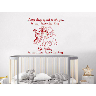 Décalcomanie murale winnie classic the pooh