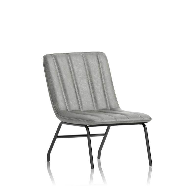 Upholstered Accent Chair, Grey