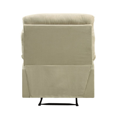 Beige Microfiber Electric Lounge Chair