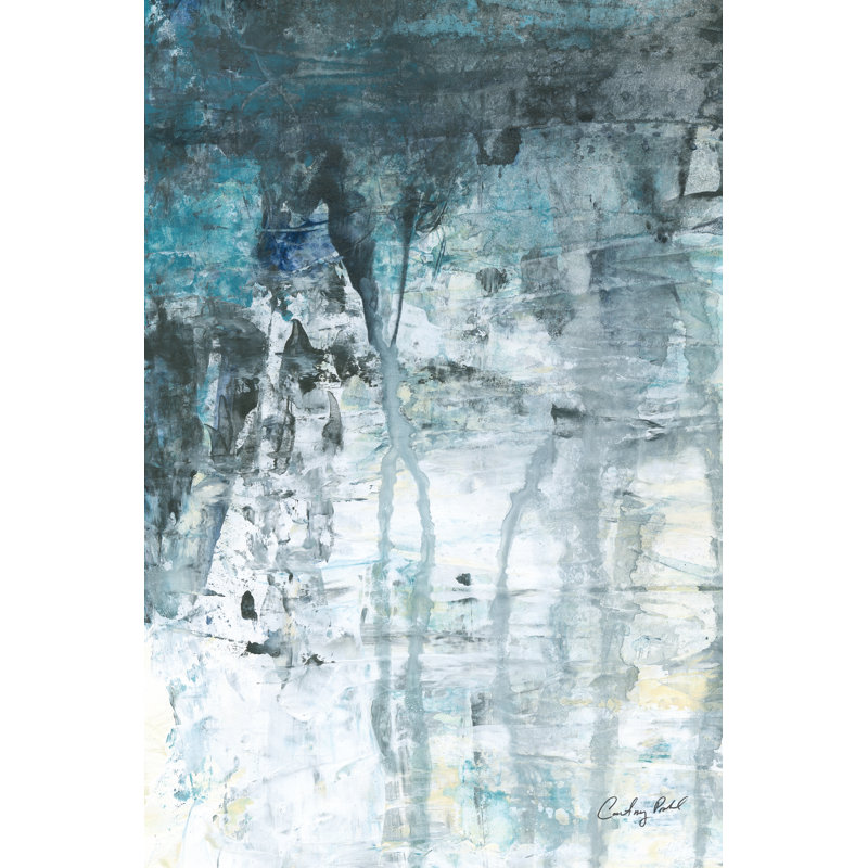Glacial II by Courtney Prahl - Wrapped Canvas Painting, 46cm H x 30cm W x 3.8cm D