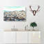 Athens Skyline In Greece Painting - Wrapped Canvas-56657514