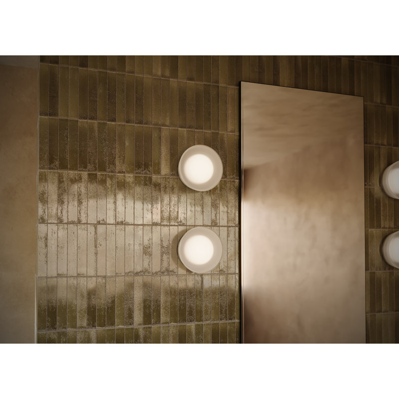 Mist 1 - Light LED Flush Mounted Sconce, Clear, Round
