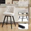 Swivel Counter Stool with Metal Frame