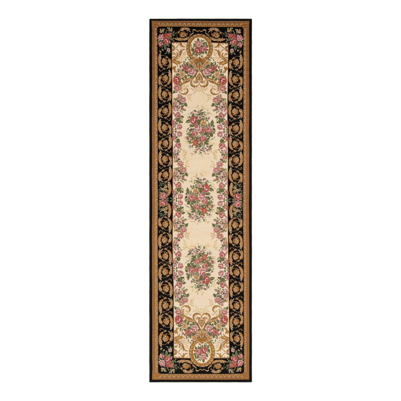 Indoor/Outdoor Traditional Area Rug, Runner 2'7" x 10'