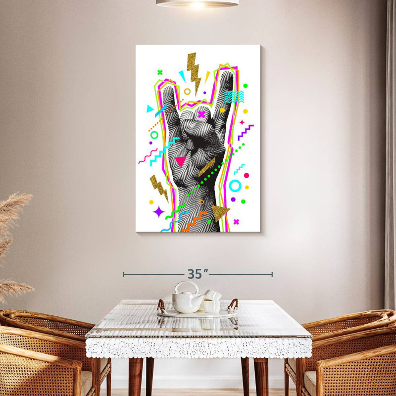 Abarca Rock And Roll Hand, 45" H x 30" W