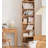 Small Household Floor-To-Ceiling Open Solid Wood Bookshelves-1390109527