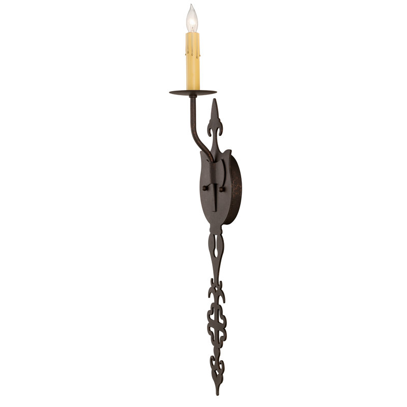 Merano 1 - Light Wallchiere, Wrought Iron