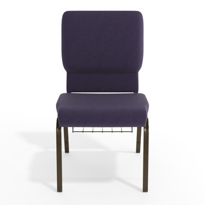 Chaise de salle d'attente empilable en tissu 19,25 po Lionel