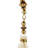9" Long Acrylic Drop W/Polyester Tassel Hanging Ornaments - Set of 12-100693144