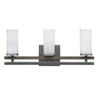 Barre d'éclairage de salle de bain 3 lumières Belmont