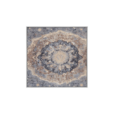 Machine Washable Gray Area Rug