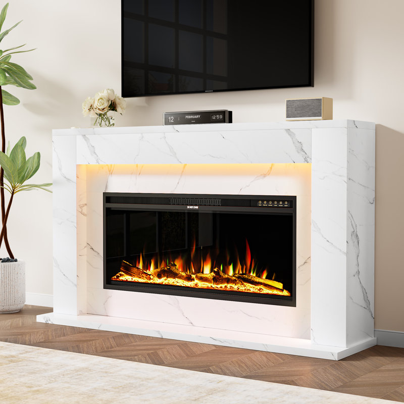 Moneak Simple Surround Electric Fireplace