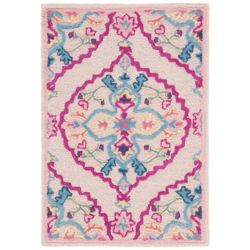 Blokzijl Hand Tufted Wool Oriental Rug, Rectangle 2' x 3'