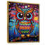 Décoration murale chouette colorée pendant la nuit II - Hibou-108454625-136730360