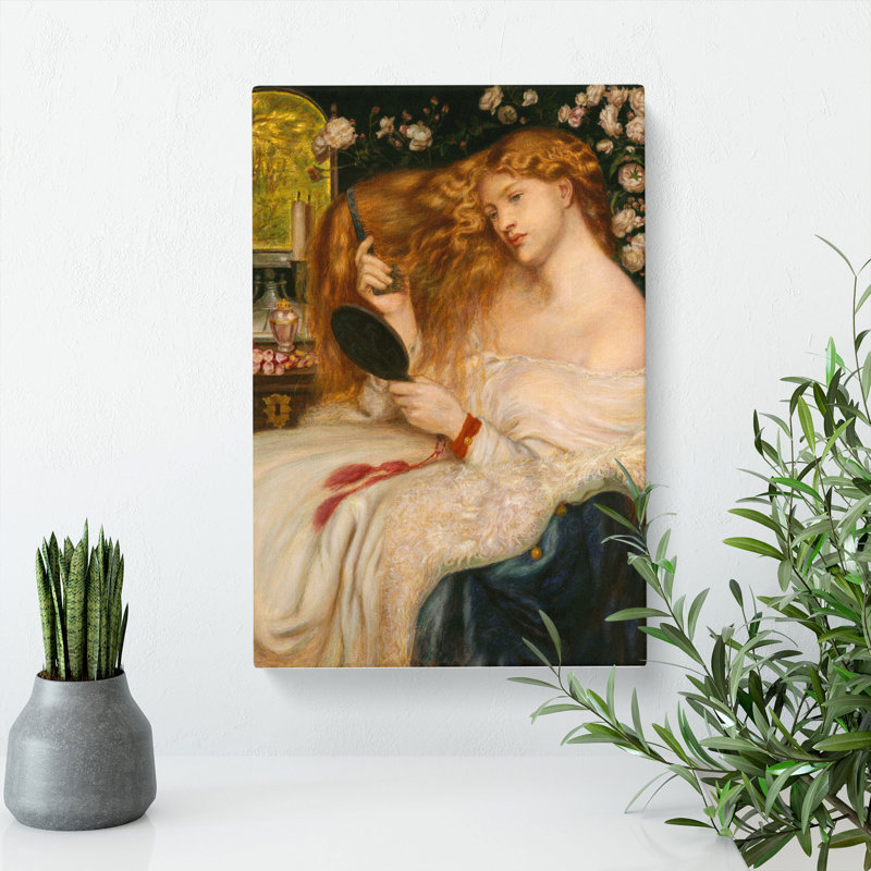 Lady Lilith by Dante Gabriel Rossetti - Wrapped Canvas Painting, 50cm H x 35cm W x 3cm D