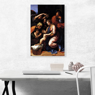 La Sainte Famille 1518 par Raphael - reproduction d'art sur toile tendue