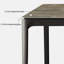 Ensemble de table de salle à manger rectangulaire en aluminium Minimalist-101112596
