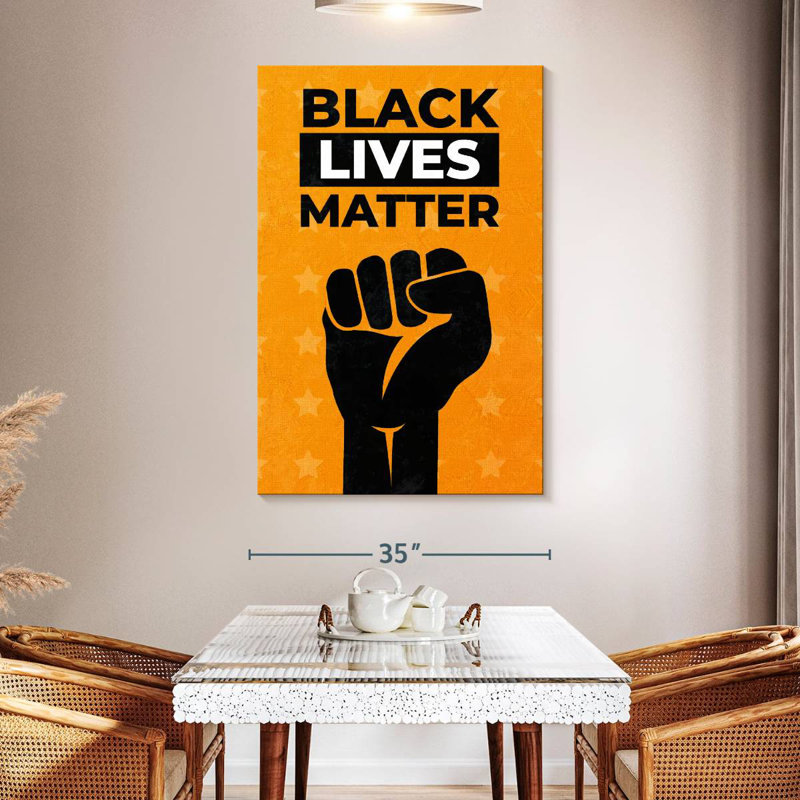 Blacks Lives Matter, H 51 po x l 34 po