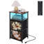 39.9cm W Metal Bedside Table