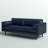 Napa 88.5'' Full-Grain Genuine Italian Leather Sofa-629881410