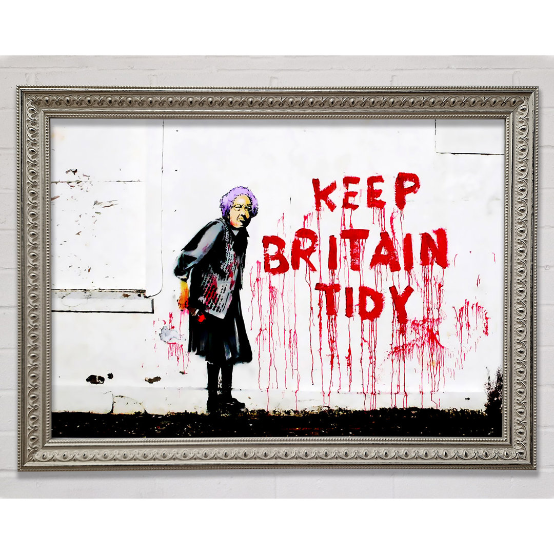 Keep Britain Tidy - Einzelner Bilderrahmen Druck