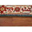 Tapis de couloir bleu clair Heriz Serapi noué à la main 3 x 8