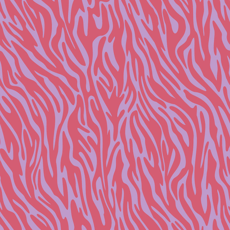 Zebra Skin Seamless Pattern - Wrapped Canvas Print, 30cm H x 30cm W x 3.8cm D
