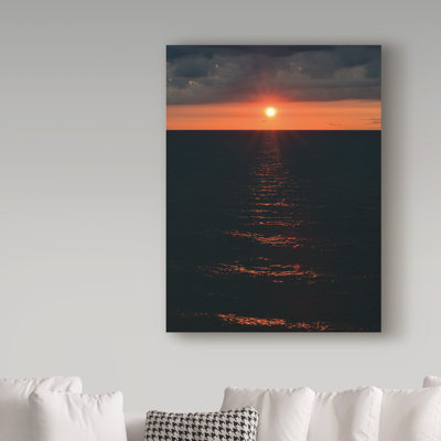 «Idyllic Sunset» par Cattima, reproduction de photo sur toile tendue