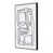 Black Floater Framed selected