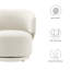 Chaise pivotante en tissu Celestia par Modway-88314077