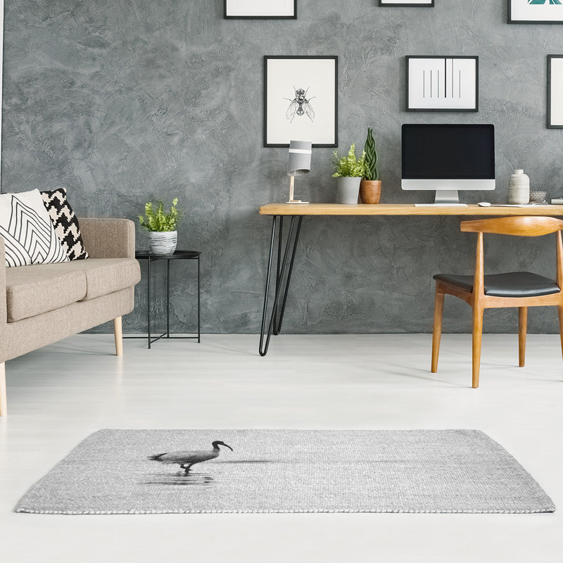 Tapis blanc cassé en chenille ibis, Rectangle 2 pi x 3 pi