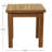 Square Teak Solid Wood Outdoor Side Table , 18.6 " W 18.25 " D