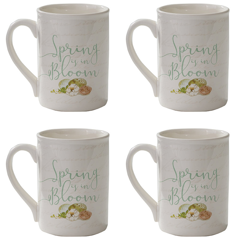 Park Designs Spring In Bloom Mug Set of 4