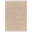 Tapis brun / beige tissé à plat à la main Tali-401846054