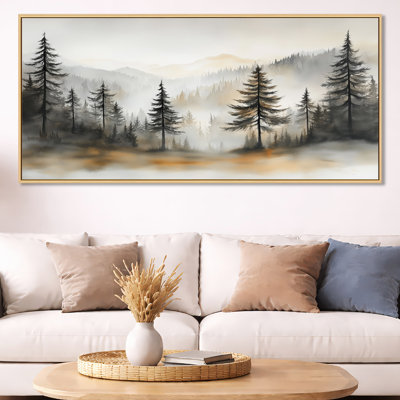 Burand I - Tableau mural sur toile représentant la forêt