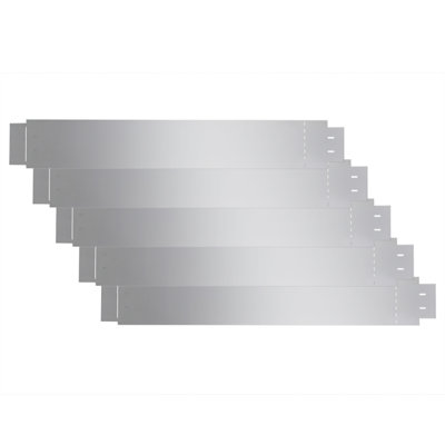 35.56cm H x 254cm W Sliver Fence Panels