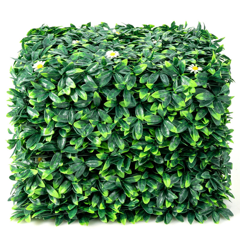 Primrue 12 pièces 20 x 20 pouces marguerite artificielle haie plantes d'intimité clôture