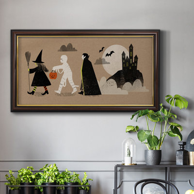 Halloween - Cadre photo unique, impression sur toile