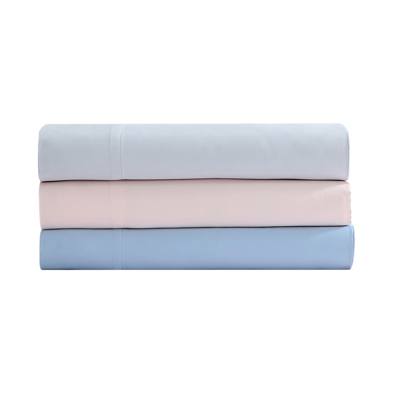 Queen Pink Cotton Polyester Deep Pocket Sheet Set