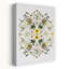Vibrant Botanical Mandala Delicate Vibrant Abstract Nature Spring Wall Art Print 1 Piece Wrapped Canvas Wall Art-664353880