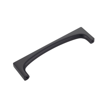Modern Curved Aluminum Cabinet Pull with Soft Arch Design