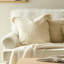 Jaziel Off White Throw Pillow Cover